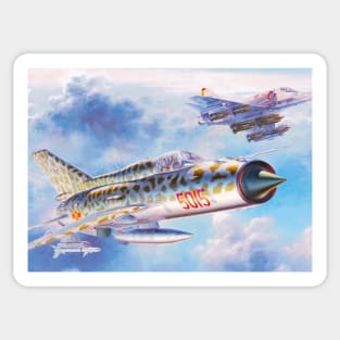 Mig21 vs A4 Sticker